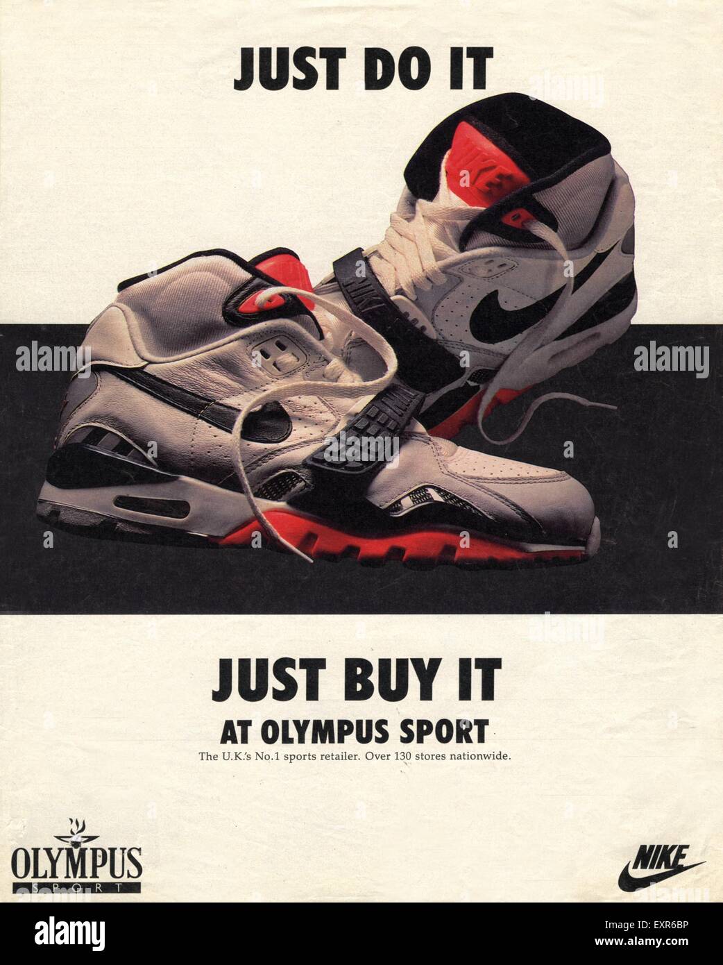 Nike Anuncio Revista de stock Alamy