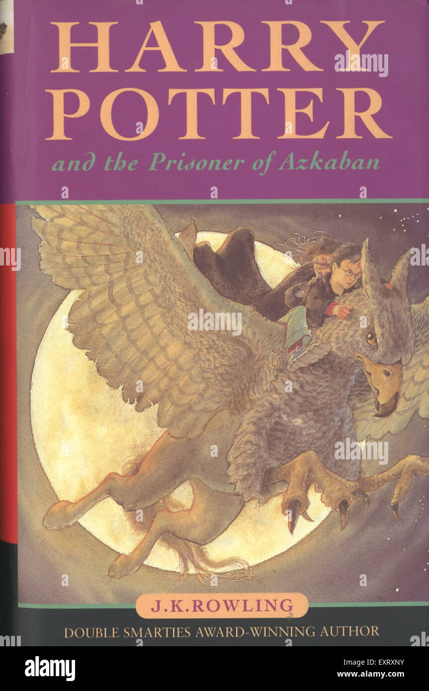 90 Reino Unido Harry Potter y el Prisionero de Azkaban de J.K. Rowling Portada del libro. Foto de stock