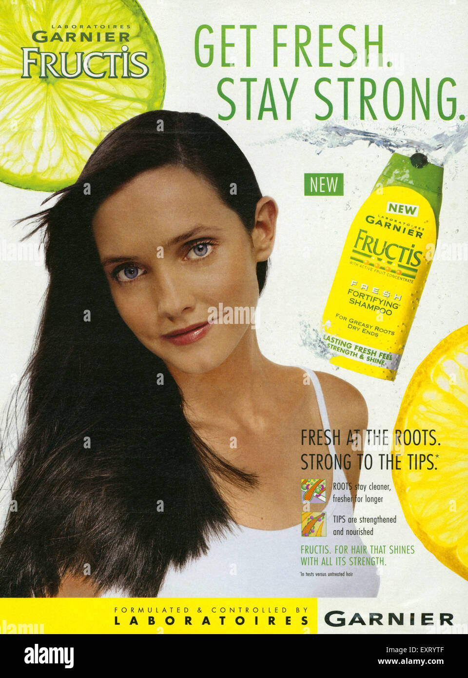 2000s UK Garnier Fructis Magazine anuncio Fotografía de stock - Alamy