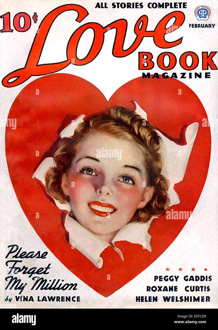 1930 . Libro de Amor la portada de la revista Fotografía de stock -  Alamy