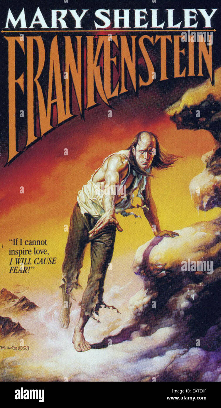 1990s USA Frankenstein Portada del libro Fotografía de stock - Alamy