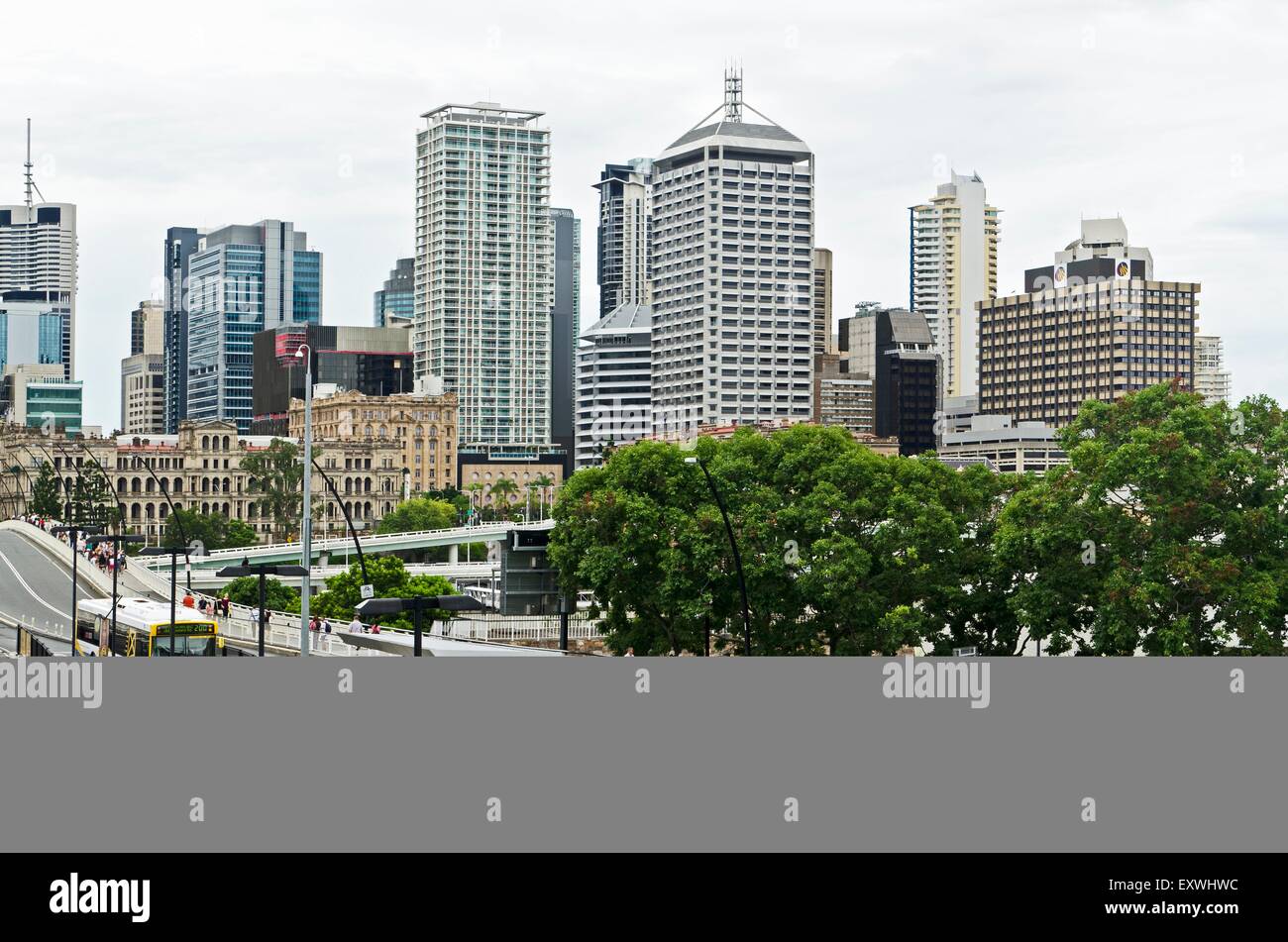 Skyline, Brisbane, Queensland, Australia Foto de stock