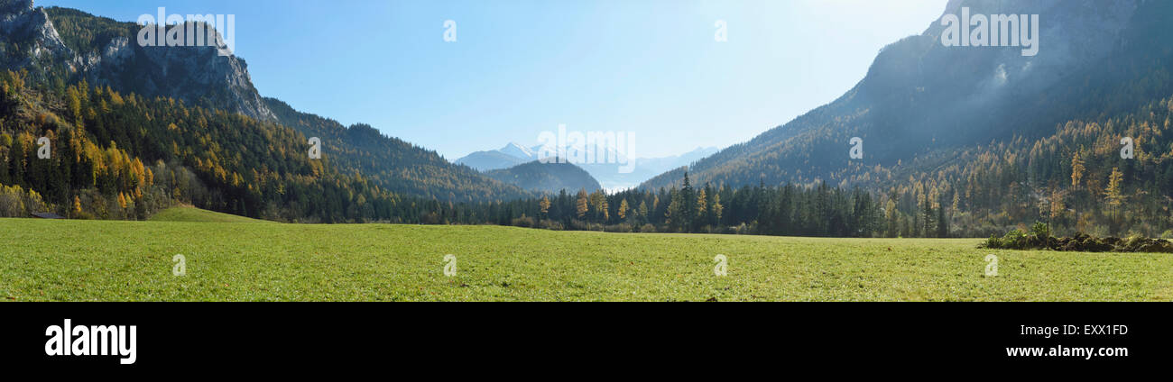 Paisaje de montaña, Estiria, Austria, Europa Foto de stock
