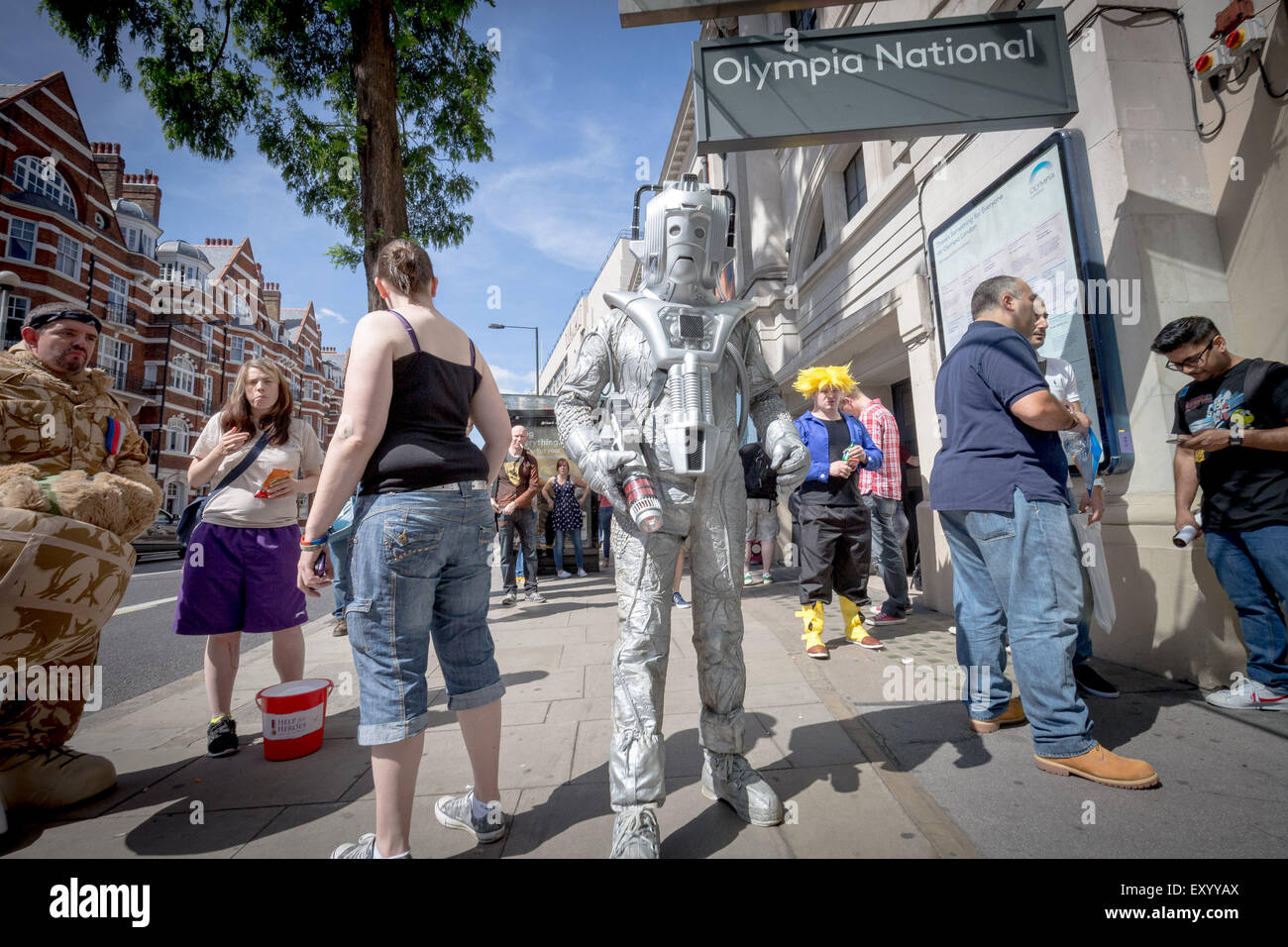 Londres, Reino Unido. El 18 de julio, 2015. London Film & Comic-Con 2015 en Kensington Olympia Crédito: Guy Corbishley/Alamy Live News Foto de stock