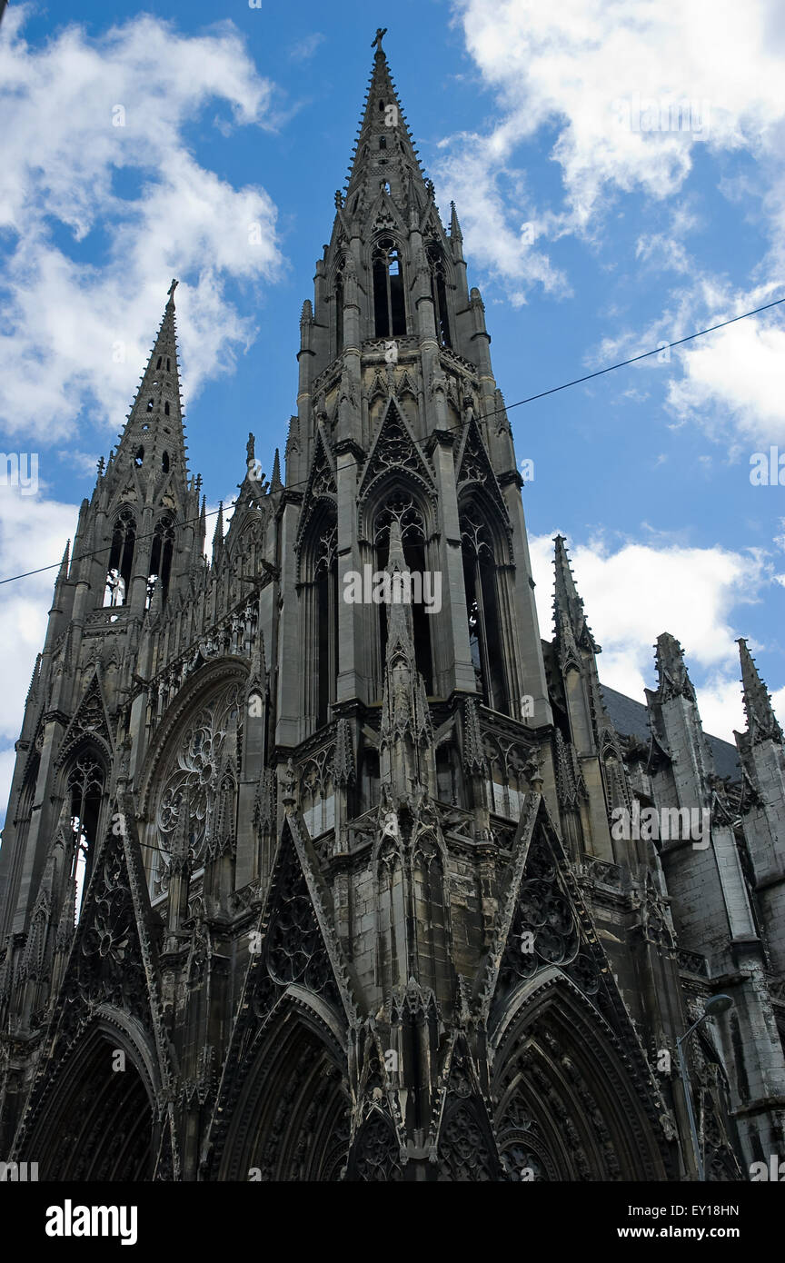 La catedral de Notre Dame de Rouen Foto de stock