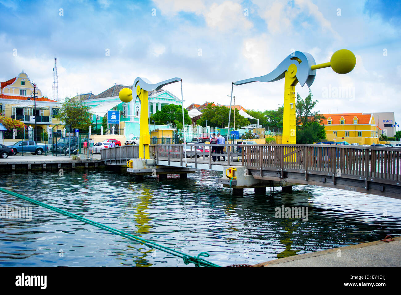 Willemstad, Curacao isla en el Caribe Foto de stock