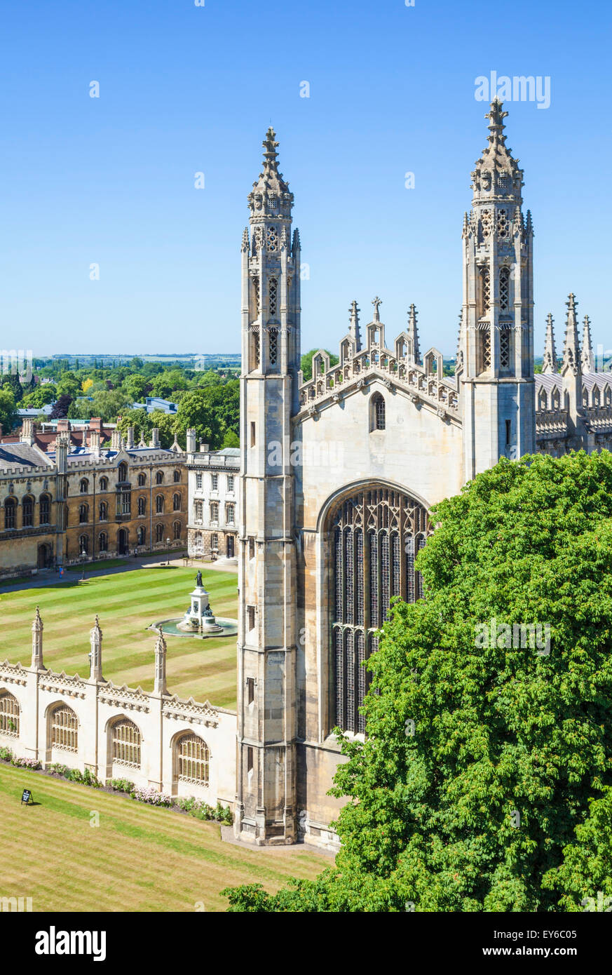 La capilla de King's College en la Universidad de Cambridge Cambridge Inglaterra GB Europa UE Foto de stock