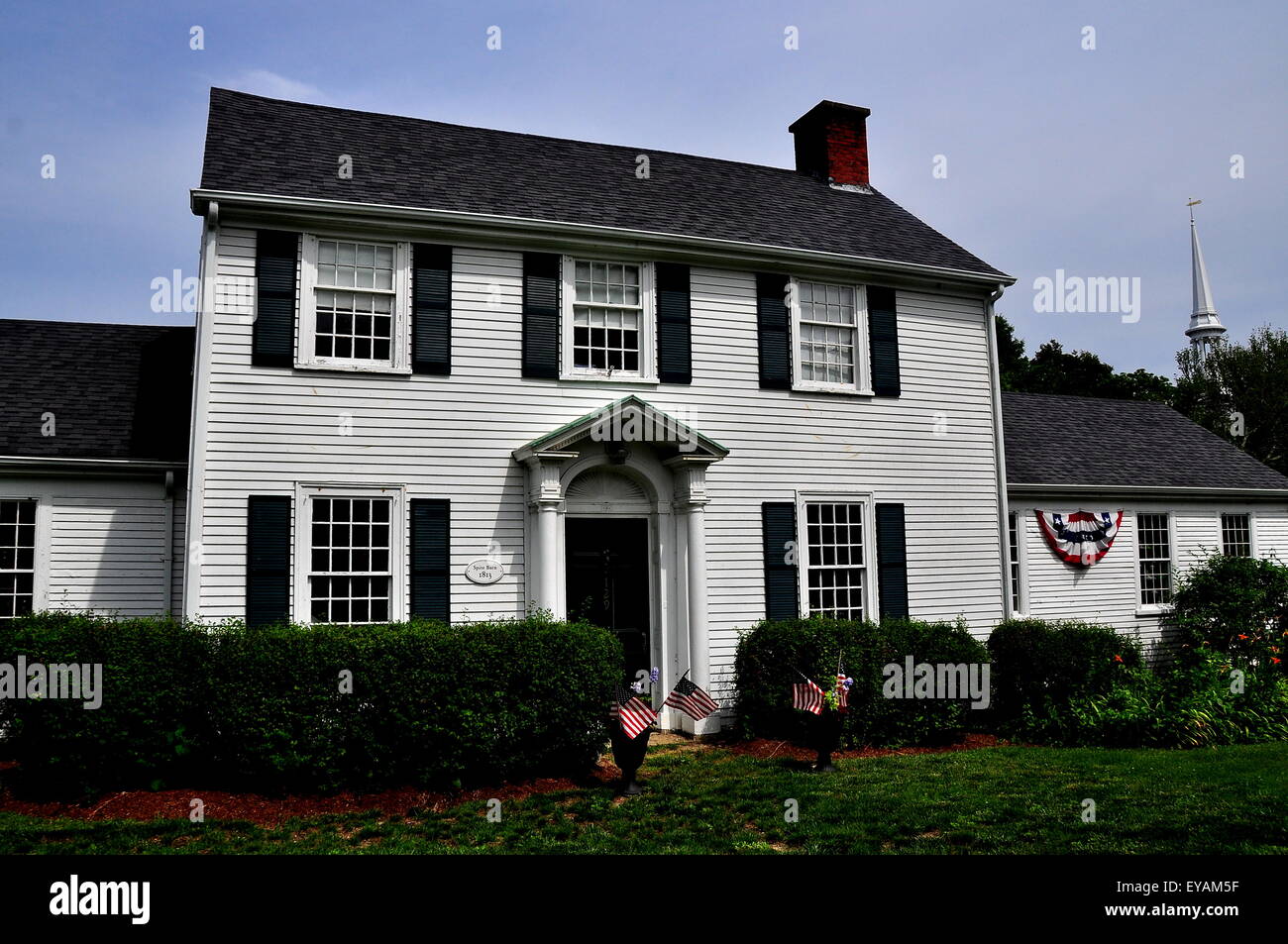 Sandwich, Massachusetts: 1813 Pesar Barn ahora alberga el famoso Museo de Vidrio Sandwich * Foto de stock