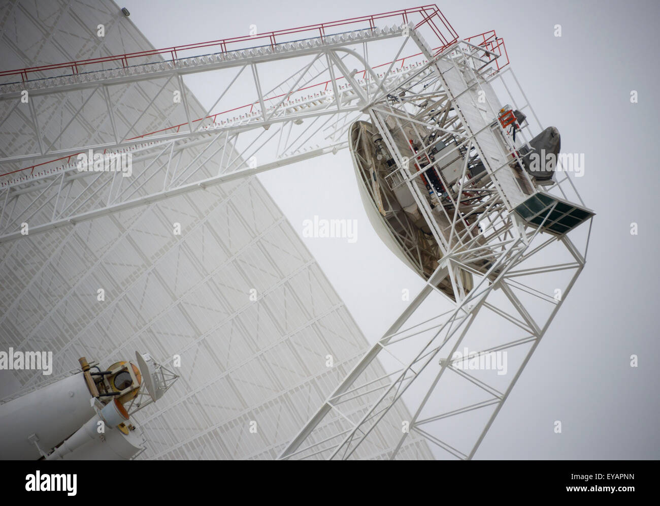 La NASA y el CSIRO Deep Space Communication Station radar Australia Canberra ACT. el día nuevos horizontes nave espacial telefoneó a su casa. Foto de stock