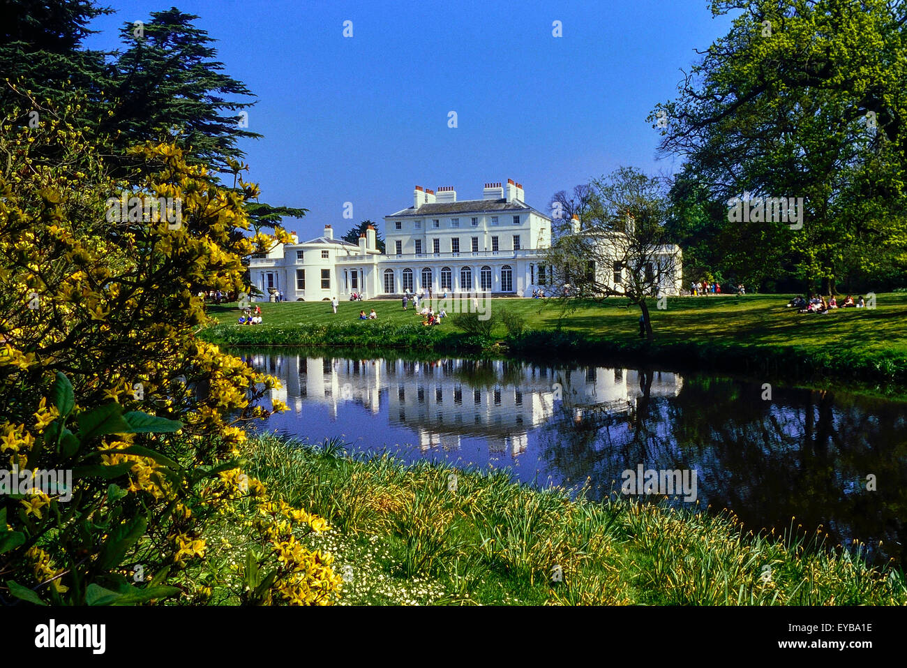Frogmore House y sus jardines. Home Park. El Castillo de Windsor. Berkshire. Inglaterra Foto de stock