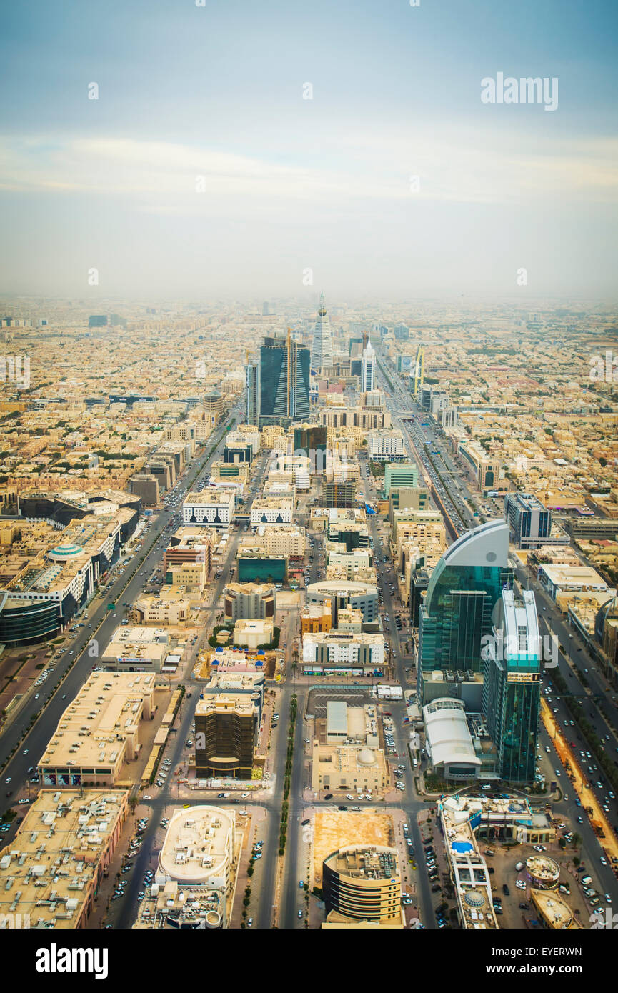 Paisaje urbano; en Riyad, Arabia Saudita Foto de stock