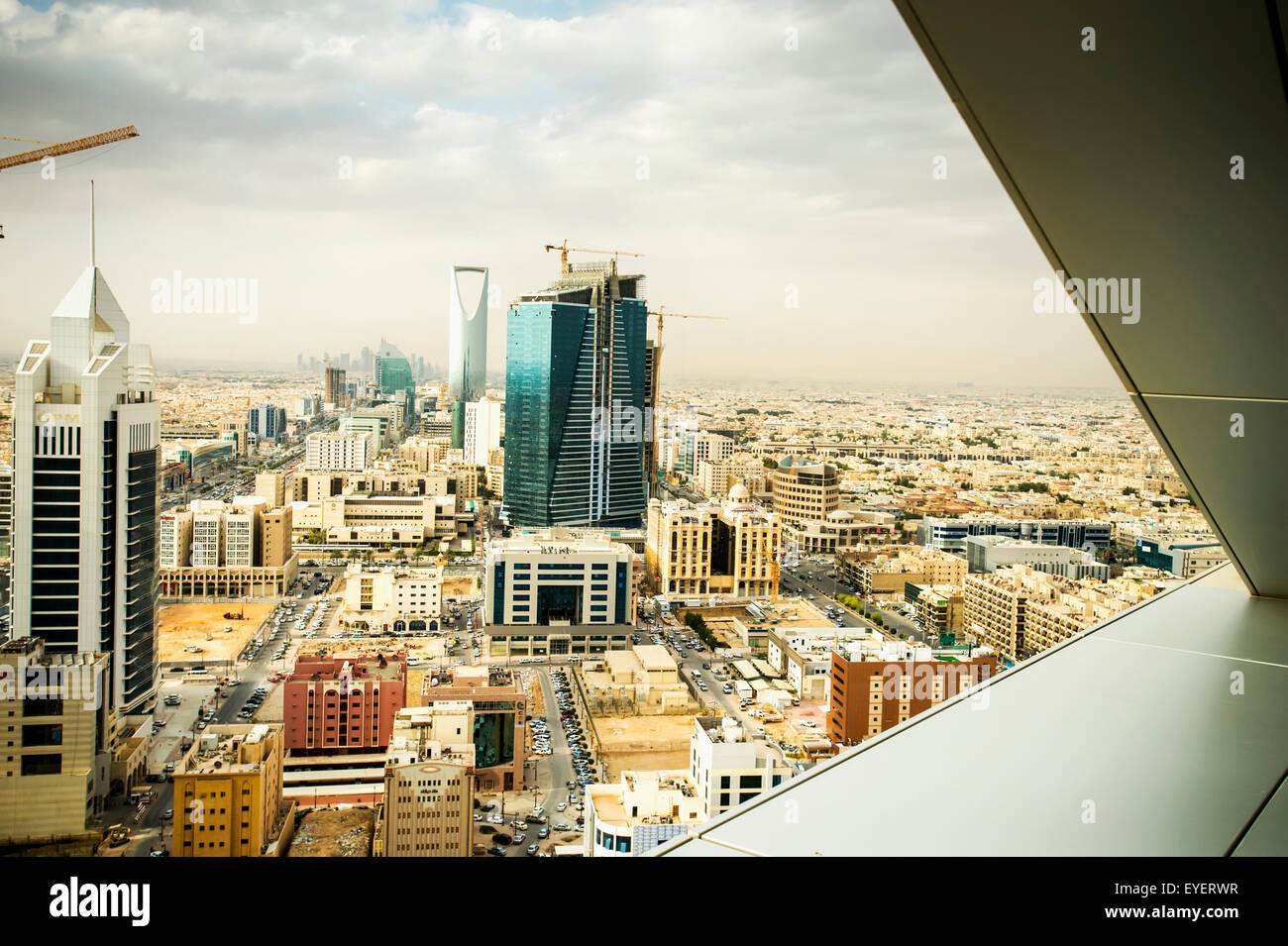 Paisaje urbano; en Riyad, Arabia Saudita Foto de stock