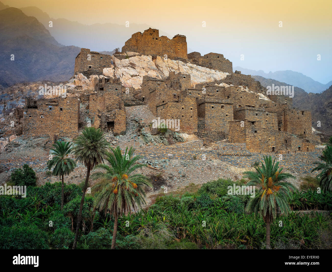 La fortaleza de Masmak; Taif, Arabia Saudita Foto de stock