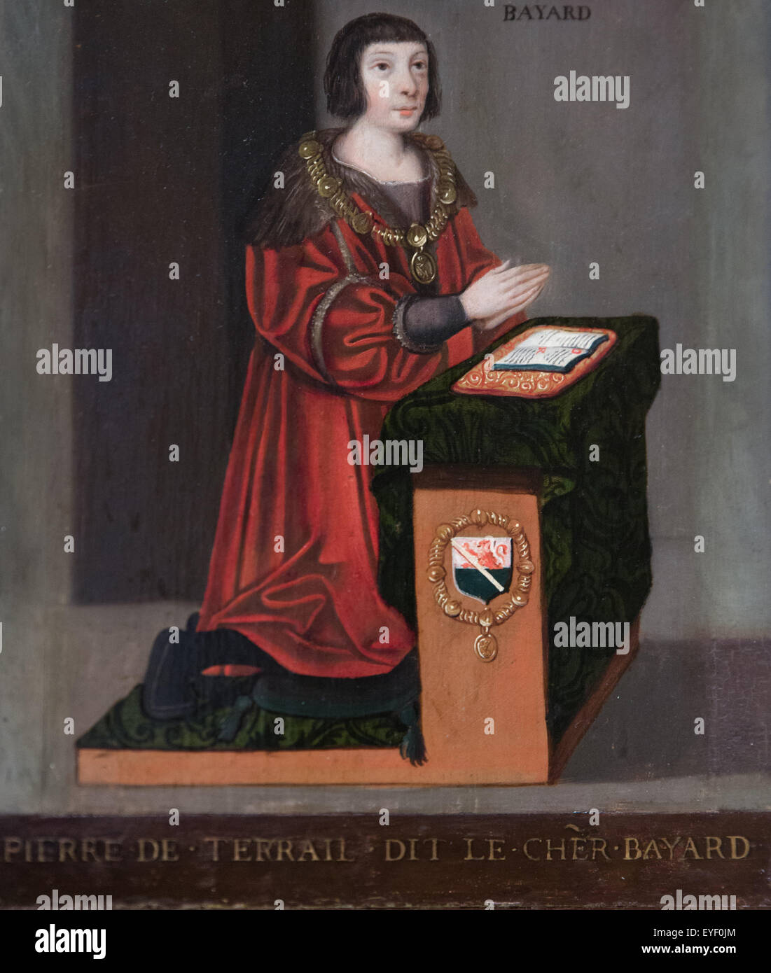 De Pierre Terrail, Señor de Bayard (1475-1524) 07/12/2013 - Colección del siglo XVI. Foto de stock