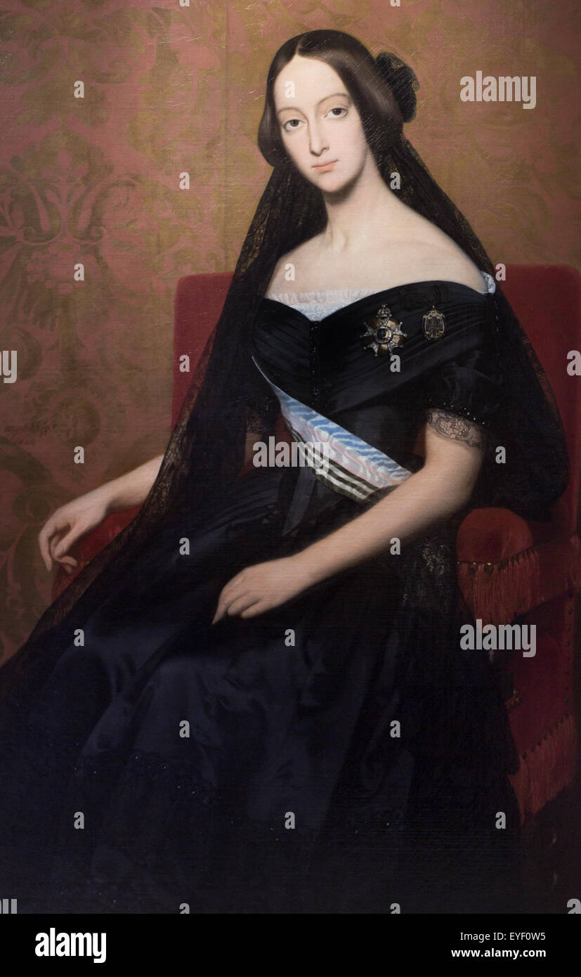 Doña Francisca de Braganca, Princesa de Joinville 07/12/2013 - Colección del siglo XIX. Foto de stock