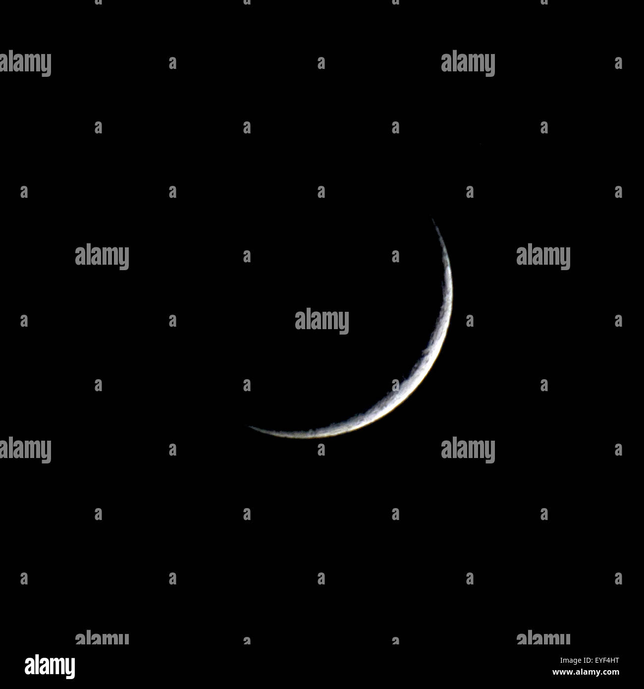 Zunehmender Mond, Mondsichel; Foto de stock
