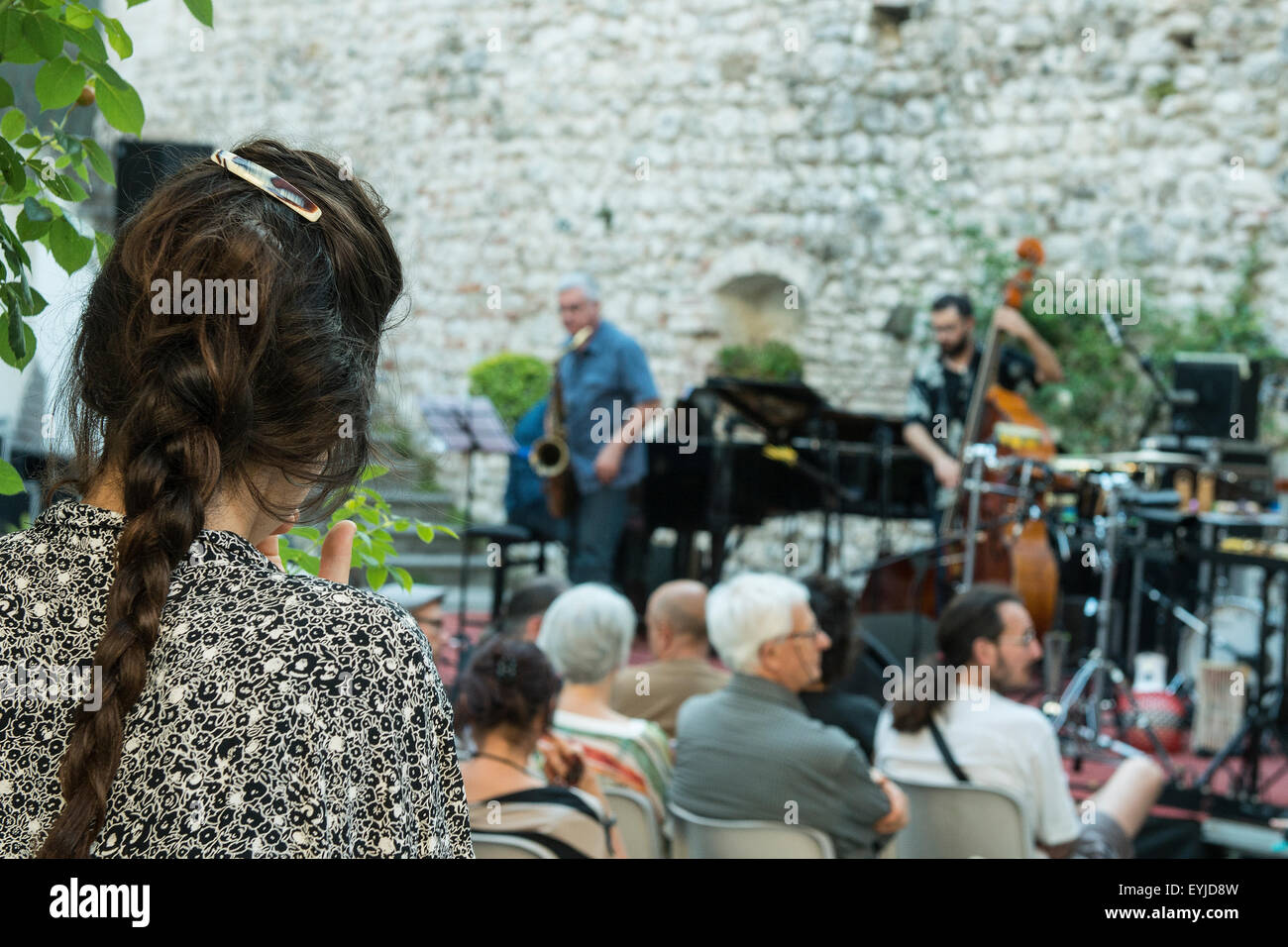 Concierto de jazz en Udine & Jazz Festival 2015 en Udine, Friuli, Italia Foto de stock