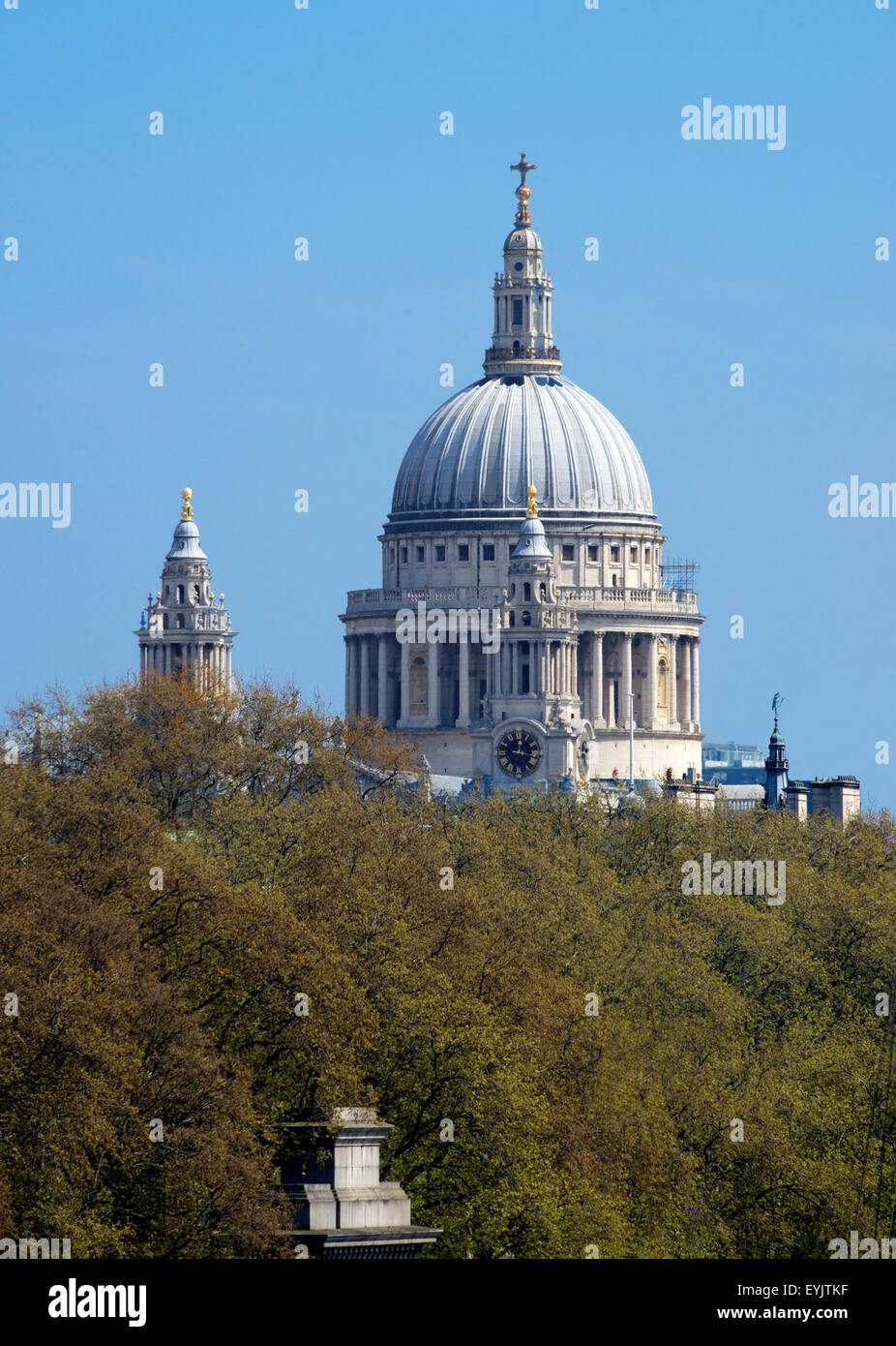 La Catedral de San Pablo Londres Inglaterra Foto de stock