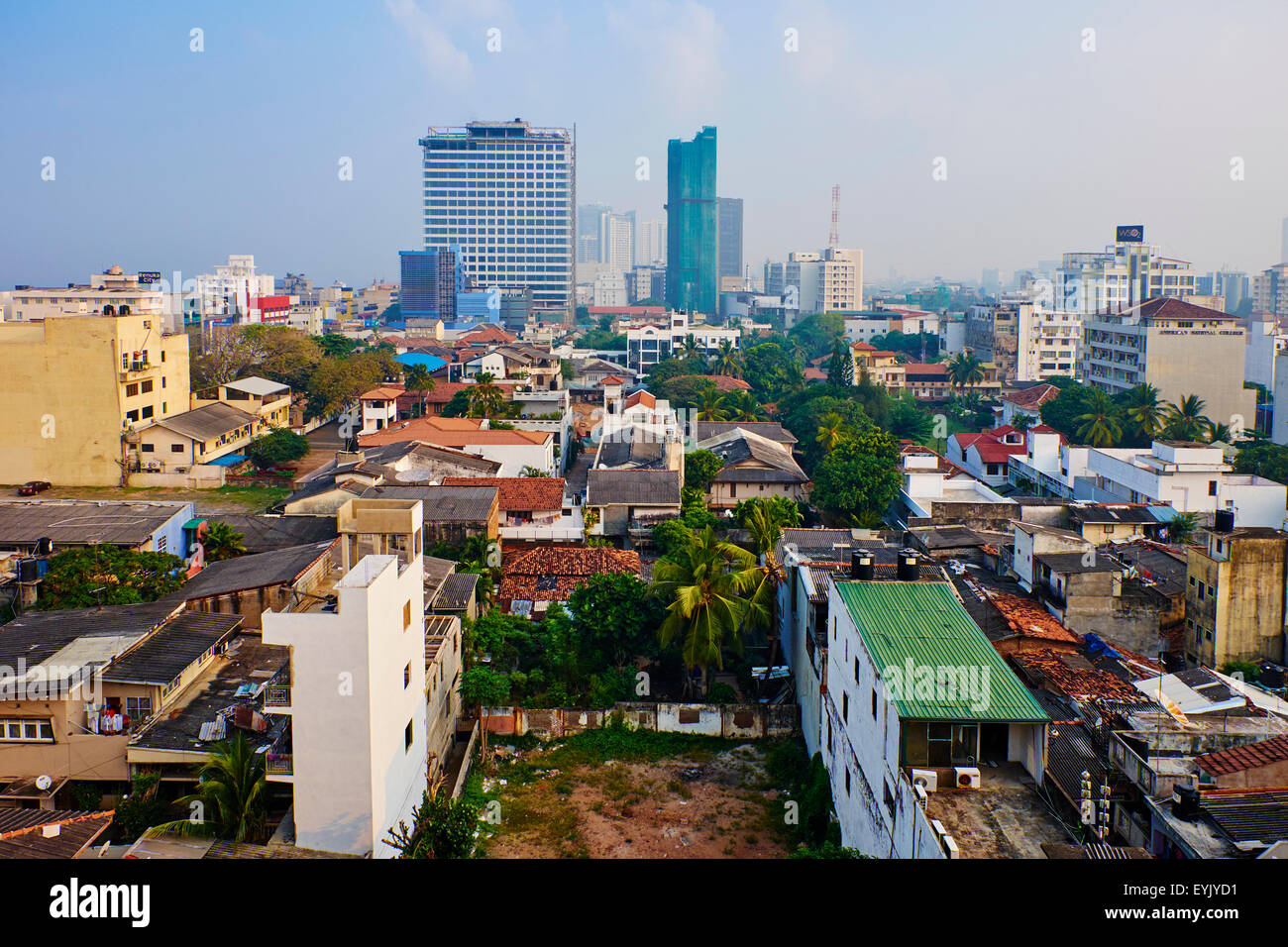 La ciudad capital de Sri Lanka, Colombo. Foto de stock