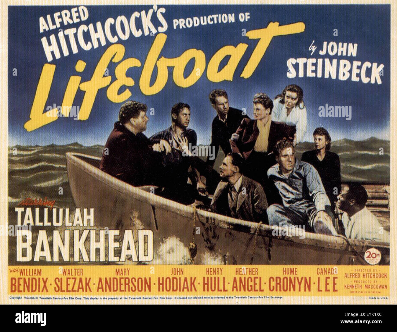 Lifeboat movie poster fotografías e imágenes de alta resolución - Alamy