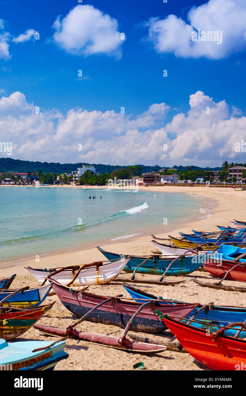 Sri Lanka, Ceilán, Provincia Oriental, en la costa oriental de la bahía, Trincomalee, Holandés, Trincomalee beach Foto de stock