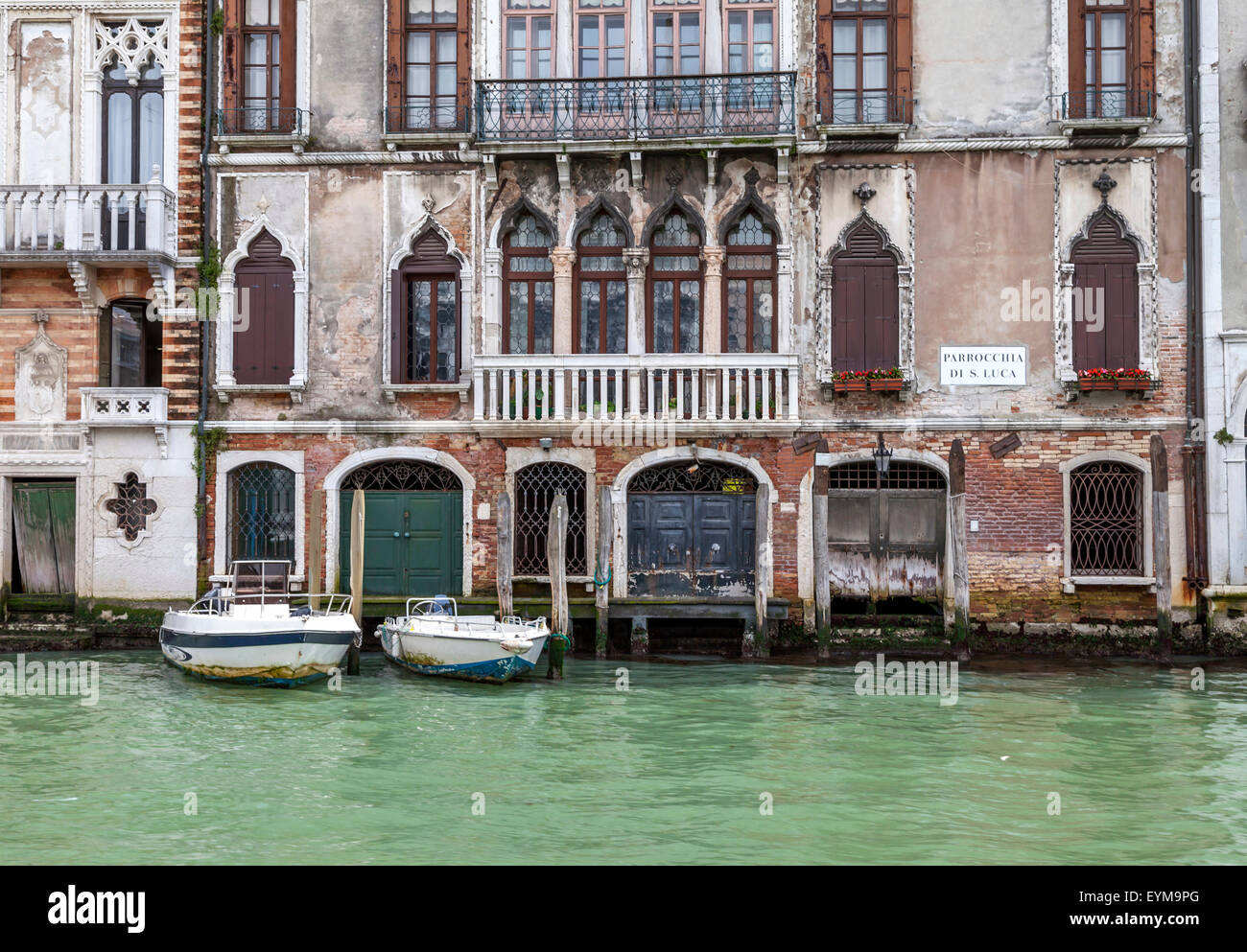 Soy Canale Grande en Venedig Foto de stock