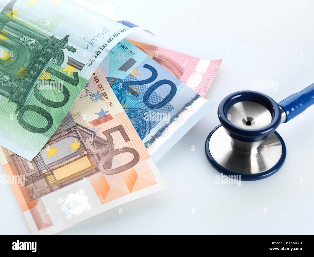 Los costos médicos en Europa. Foto de stock