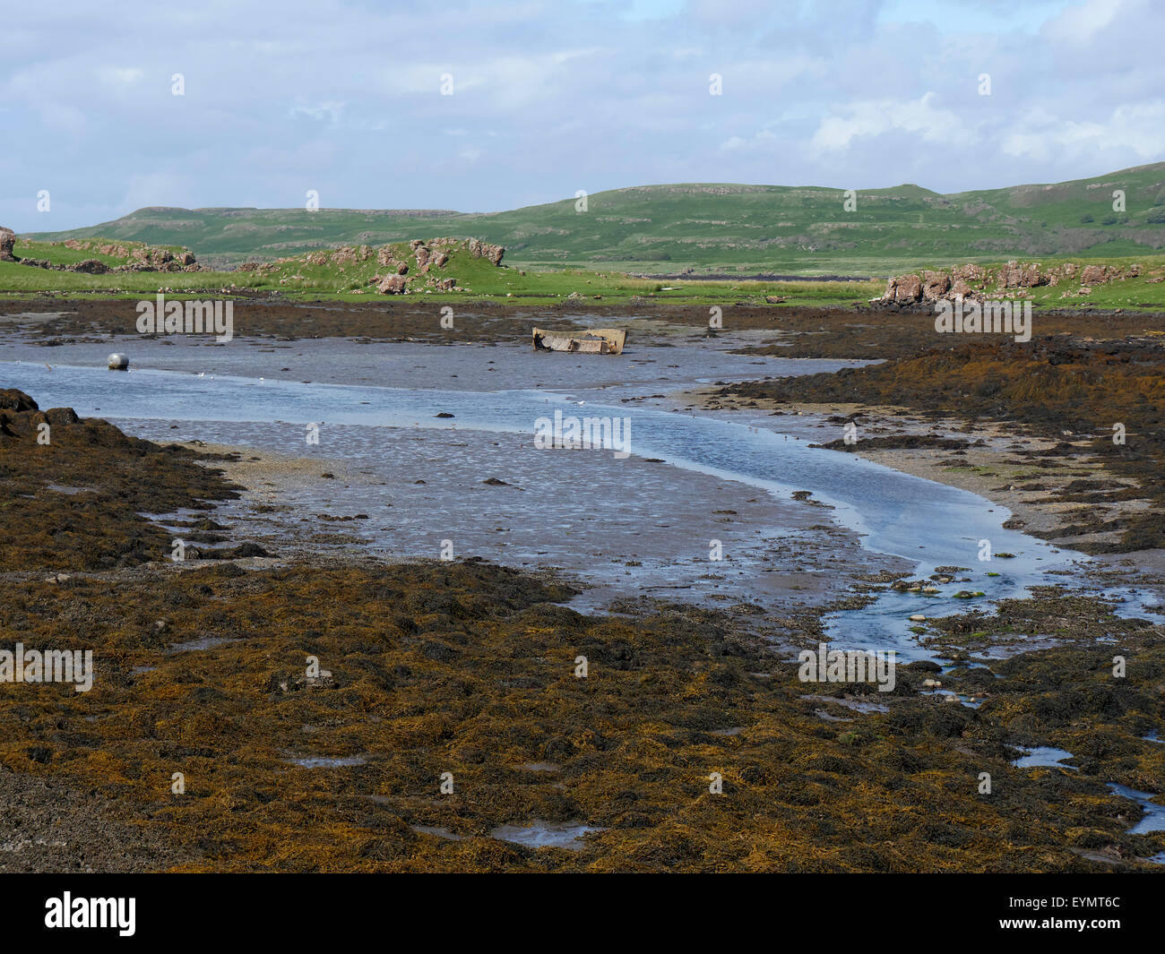 Estuario Croig, Isle Of Mull, Escocia, julio de 2015 Foto de stock