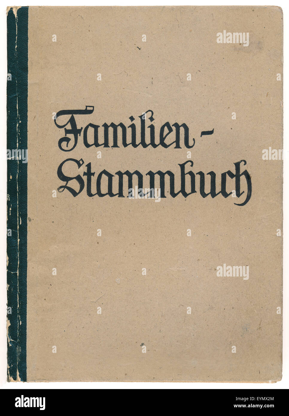 Un registro de la familia alemana, 1948, Alemania, Europa Foto de stock
