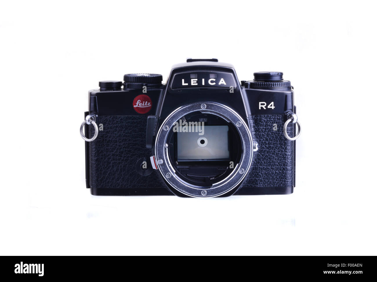 Panamá, Panamá - Julio 30, 2015: Leica R4 fueron las cámaras SLR de 35 mm fabricado por Leica entre 1980 y 1996 Foto de stock