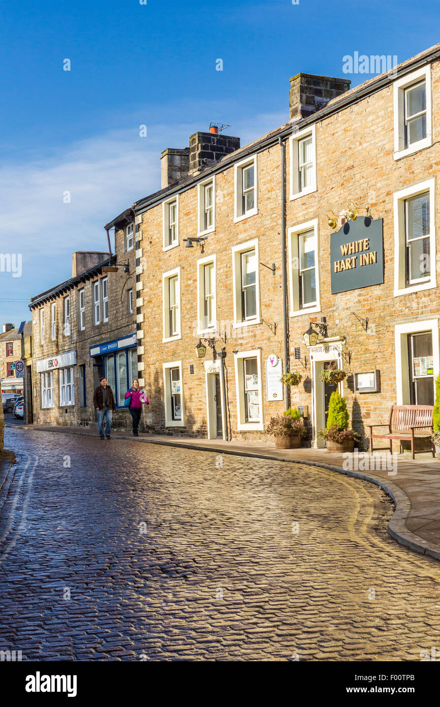 Hawes un pequeño mercado de la ciudad y parroquia civil en el distrito Richmondshire de North Yorkshire, Yorkshire Dales National Park, la ENGL Foto de stock