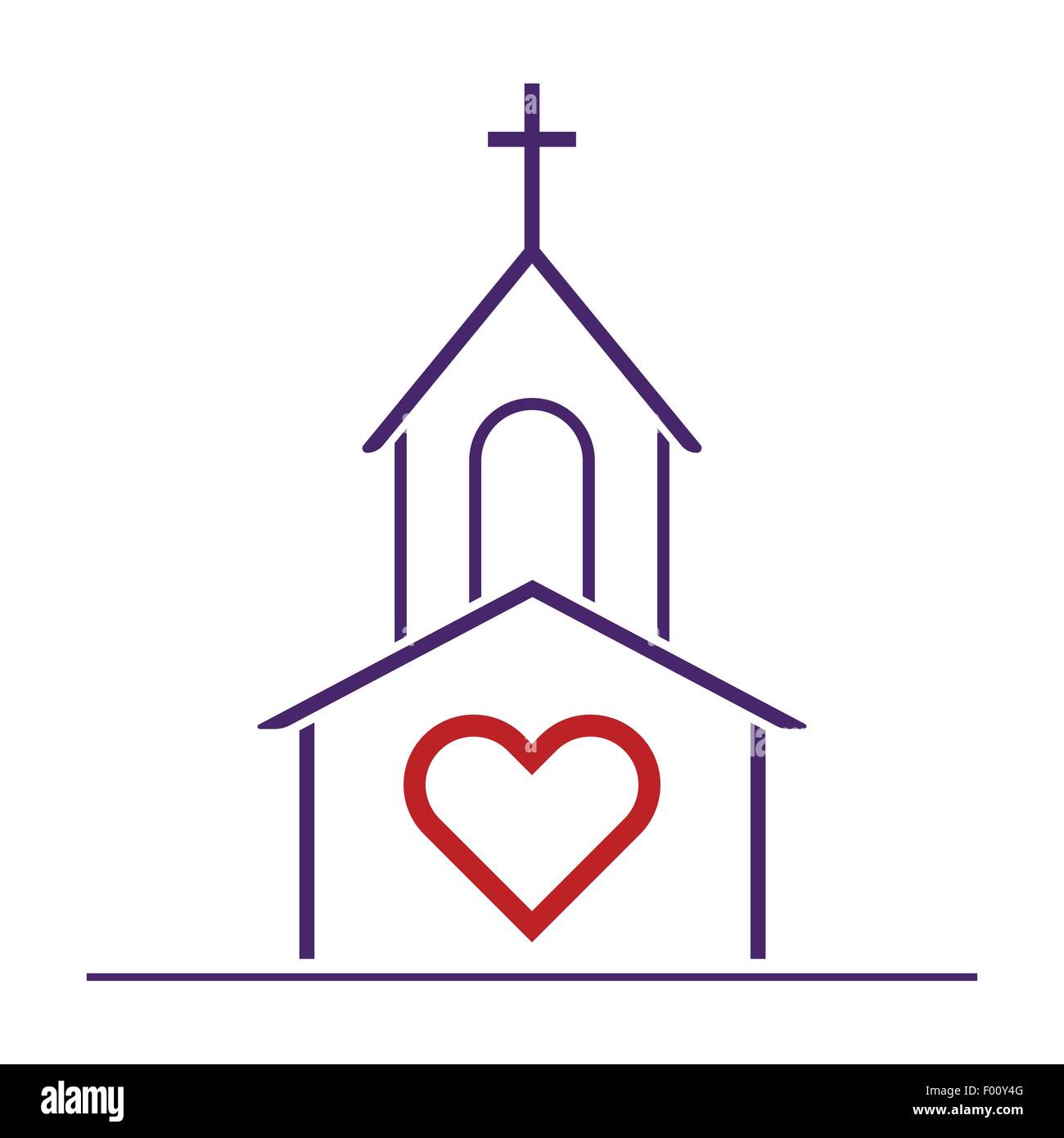 Iglesia cristiana Imágenes vectoriales de stock - Alamy