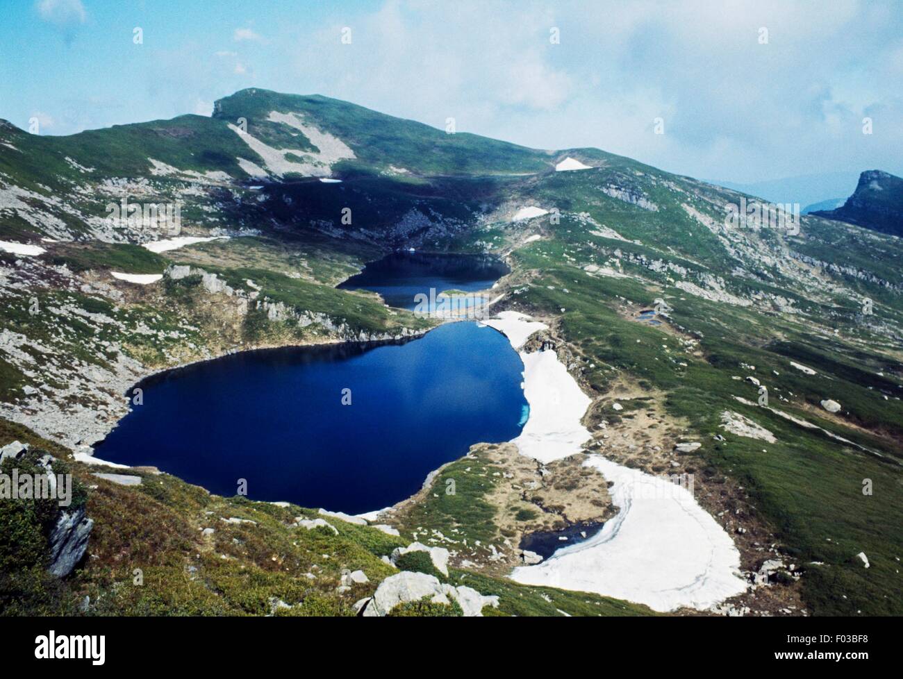 Lagos Sillara de Mt. Sillara, lagos glaciales, los Apeninos de Parma,  Emilia-Romaña, Italia Fotografía de stock - Alamy