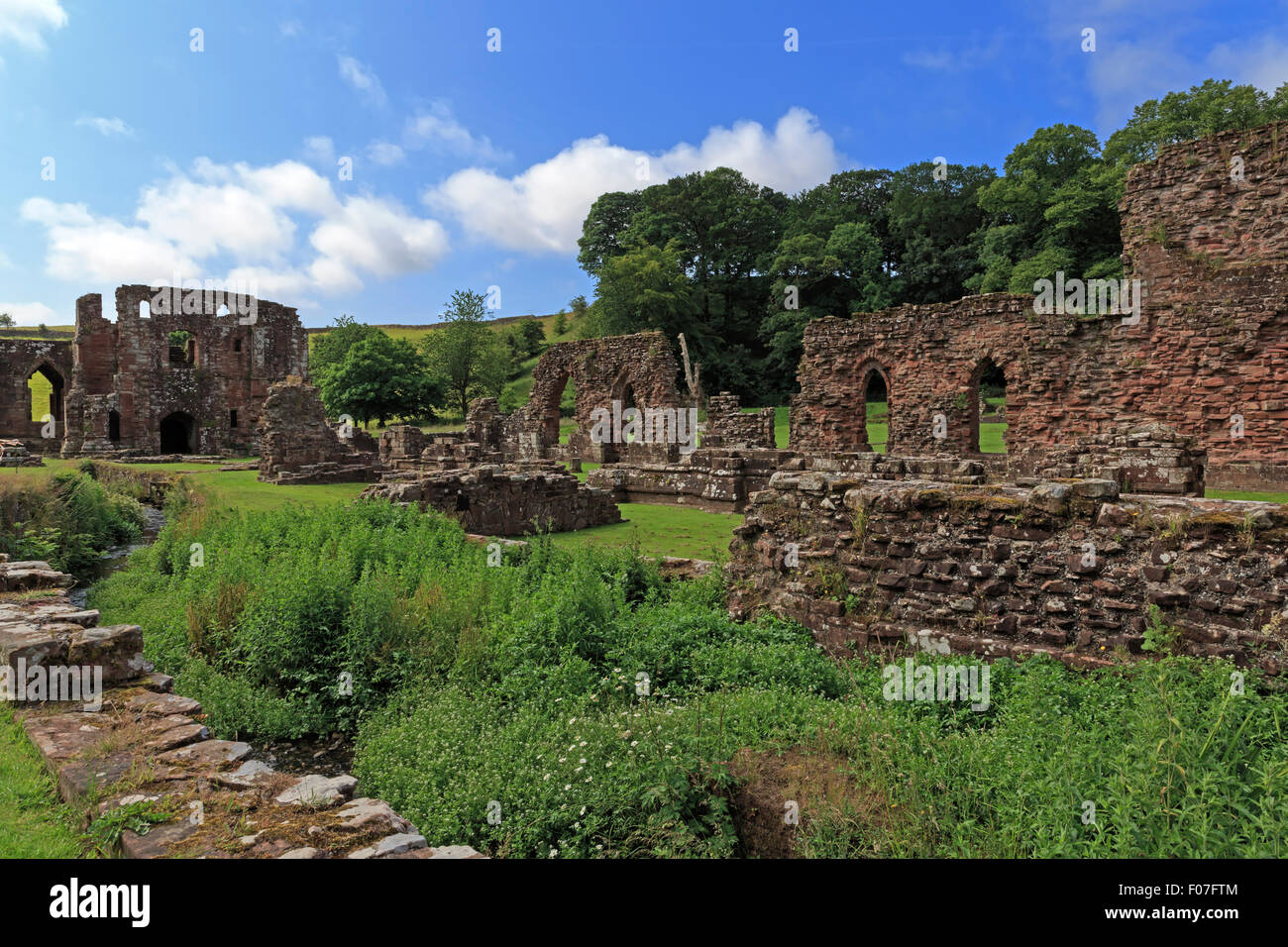 Ruinas de la Abadía de Furness, Cumbria Foto de stock