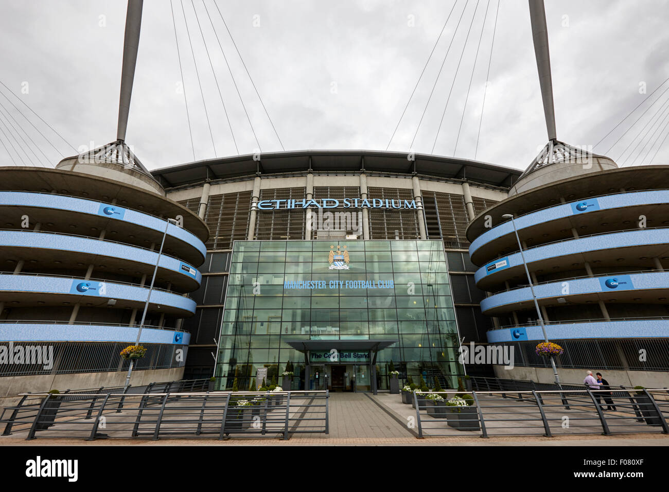 Manchester City estadio Etihad eastlands stadiium City of Manchester uk Foto de stock