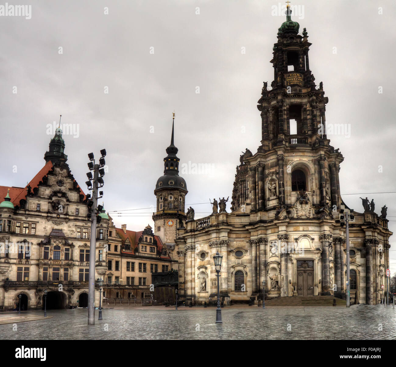La antigua ciudad de Dresden, Alemania. El centro cultural e histórico de  Europa Fotografía de stock - Alamy