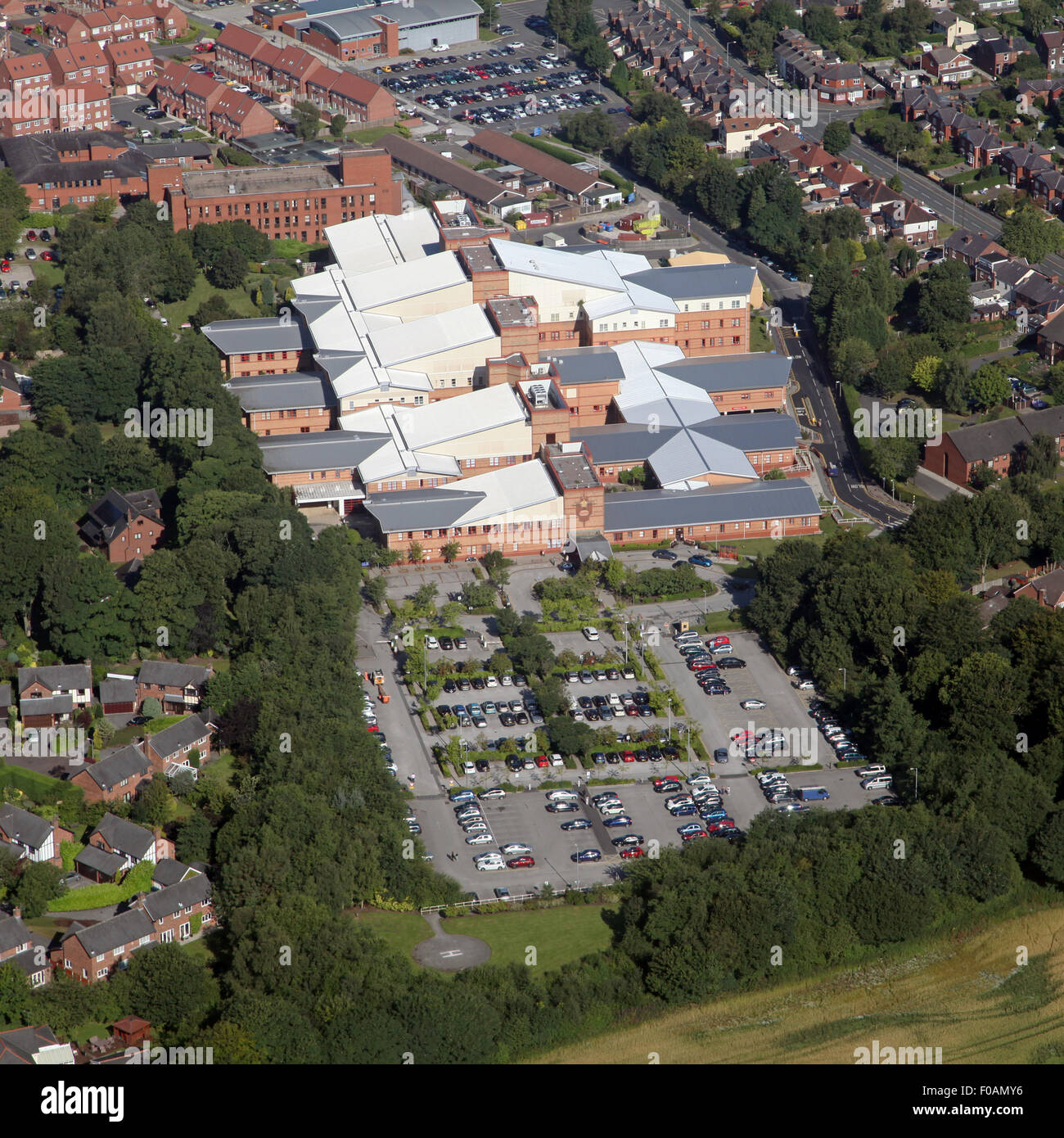 Ormskirk y el hospital general del distrito fotografías e imágenes de