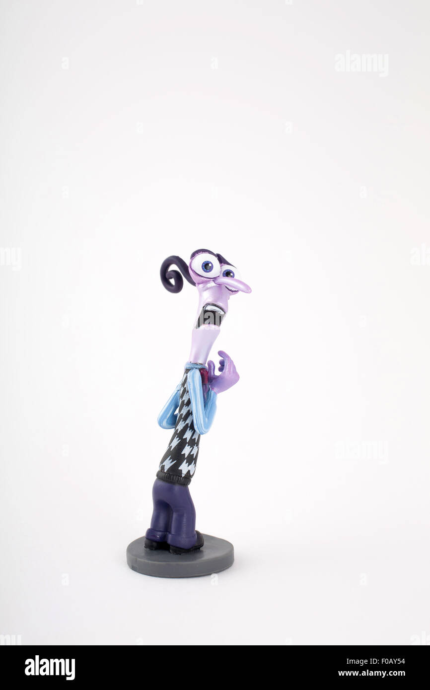Disney's Inside Out Personajes de película miedo miedo Foto de stock