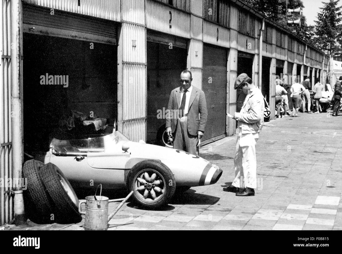 GP de Alemania en el Hockenheimring 1960 Foto de stock
