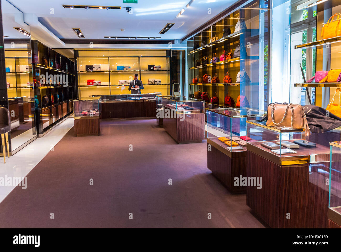 Paris, Francia, Inside Luxury Brands Store, Gucci, Accesorios para