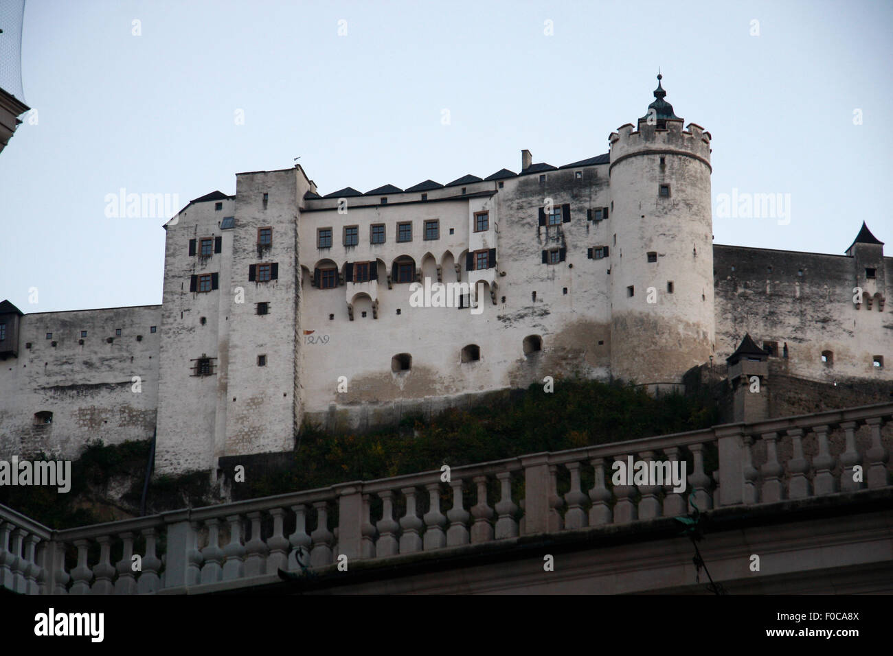 Festung Hohensalzburg, Salzburgo, Oesterreich. Foto de stock