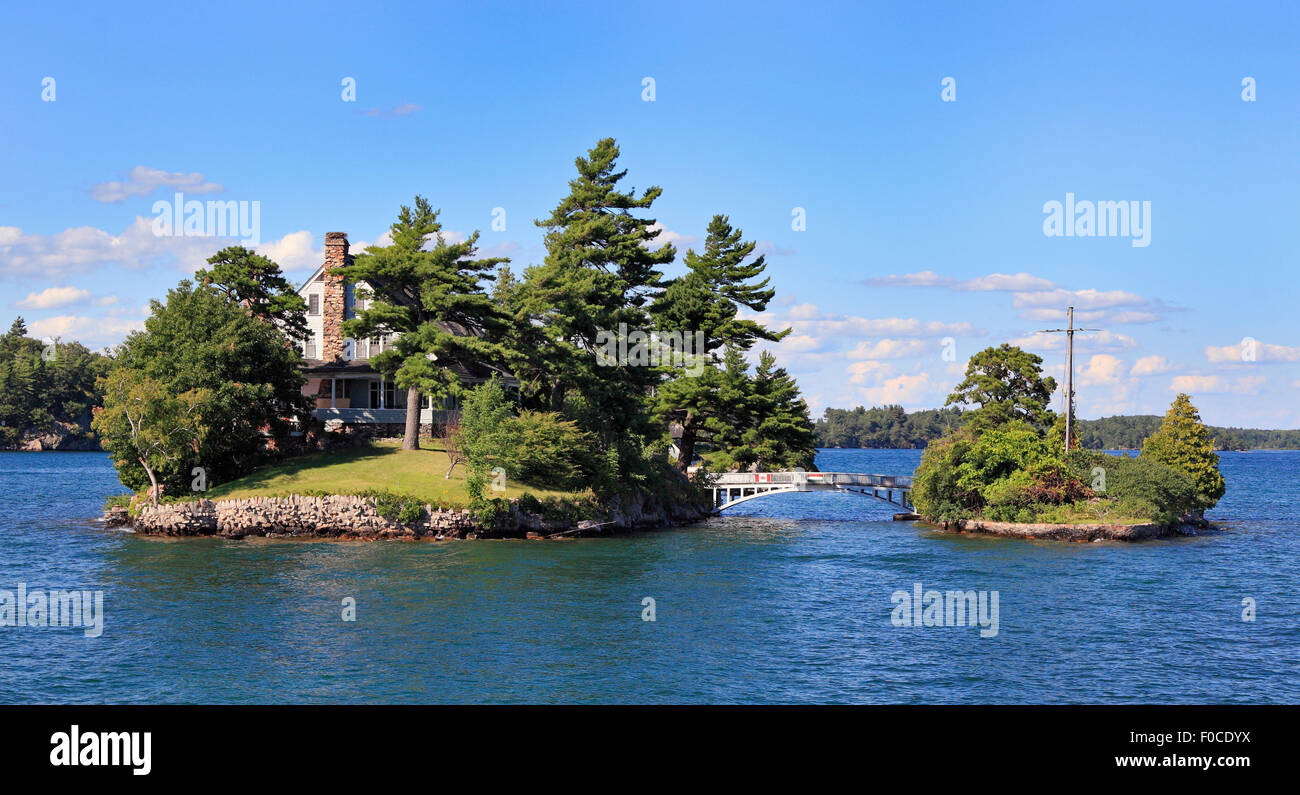 Zavikon Isla, Mil Islas, Canadá Foto de stock