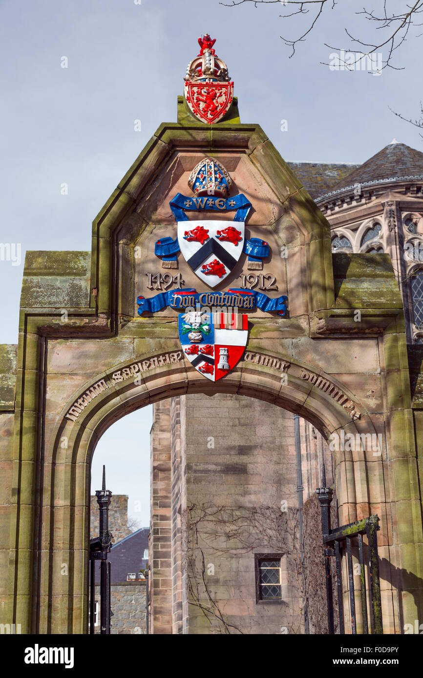 King's College en la Universidad de Aberdeen, Escocia, Reino Unido Foto de stock