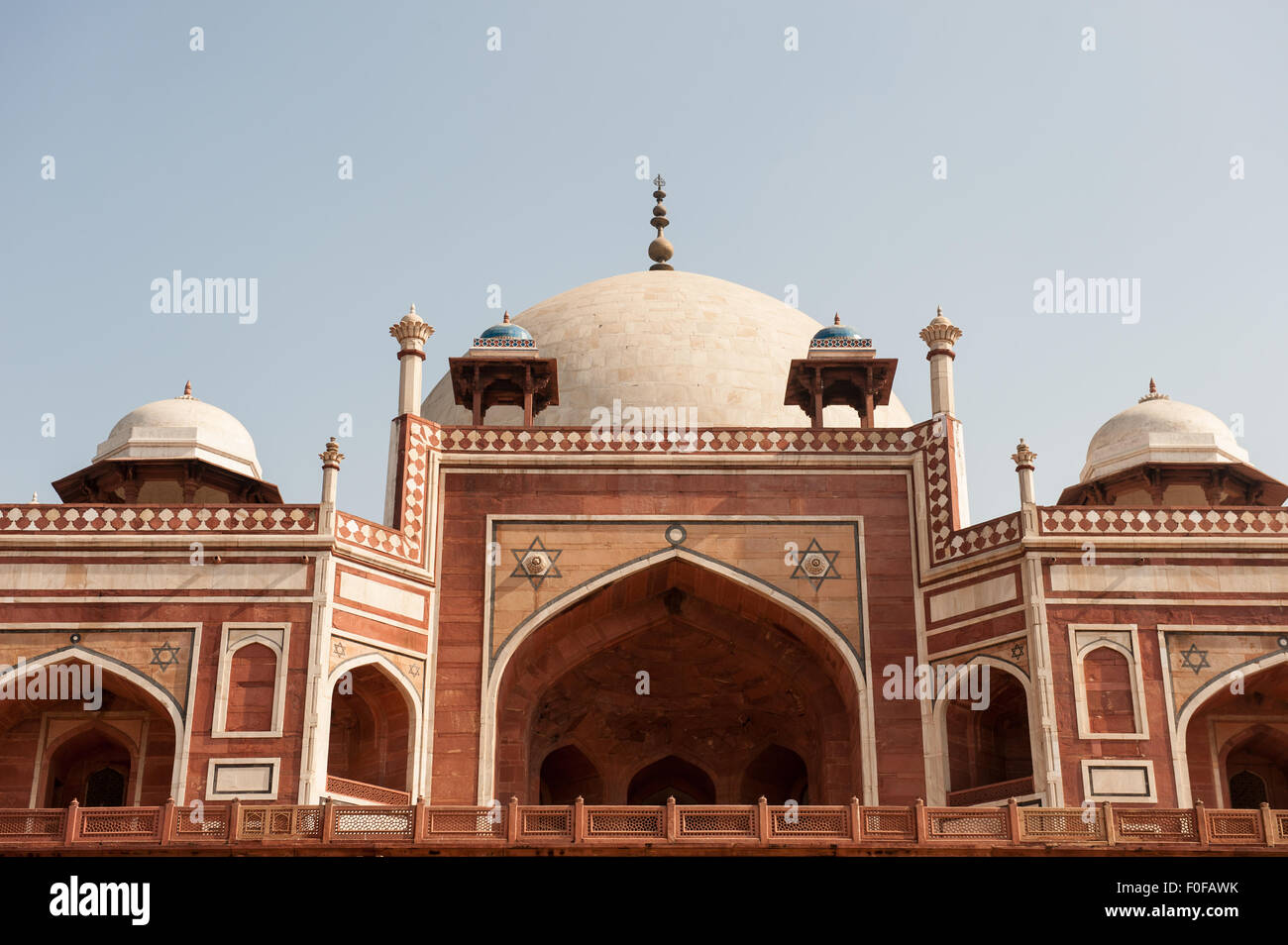 Nueva Delhi, India. La Tumba del Emperador Humayun. Foto de stock