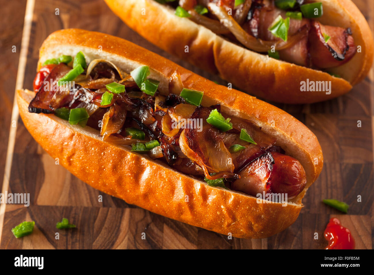 Bacon hot dogs fotografías e imágenes de alta resolución Alamy
