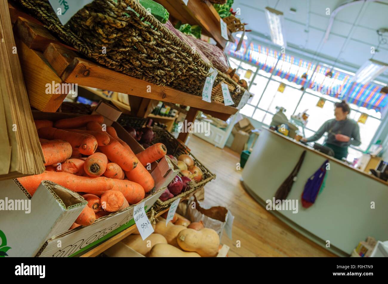 Trinity Wholefoods. Una tienda de alimentos saludables y orgánicos. Hastings. East Sussex