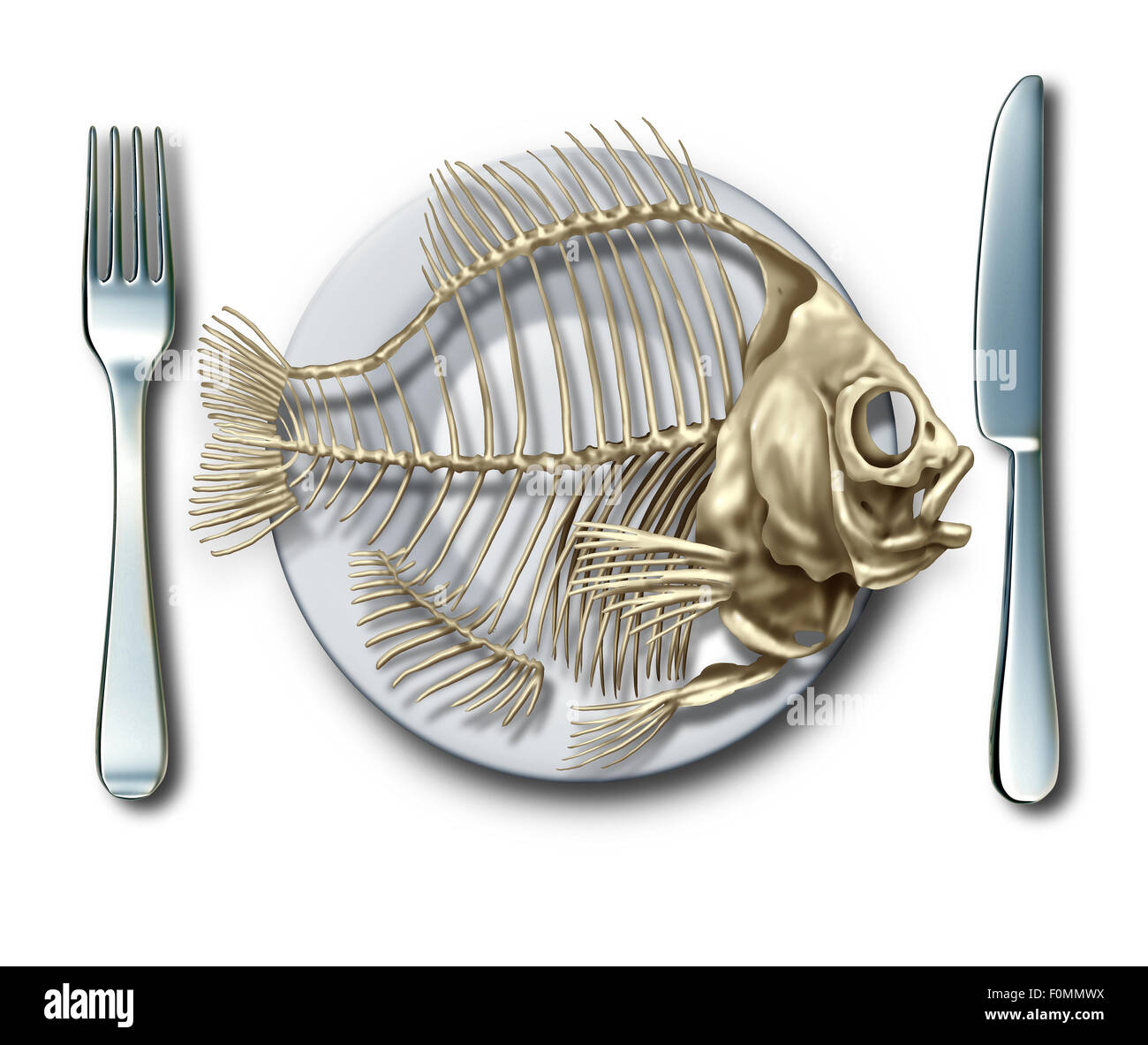 Esqueleto de pescado Imágenes recortadas de stock Alamy