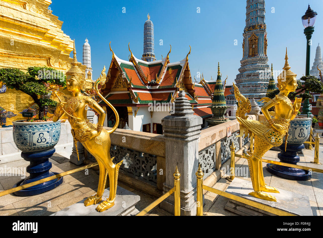 Tailandia, Bangkok, Wat Phra Kaeo Foto de stock