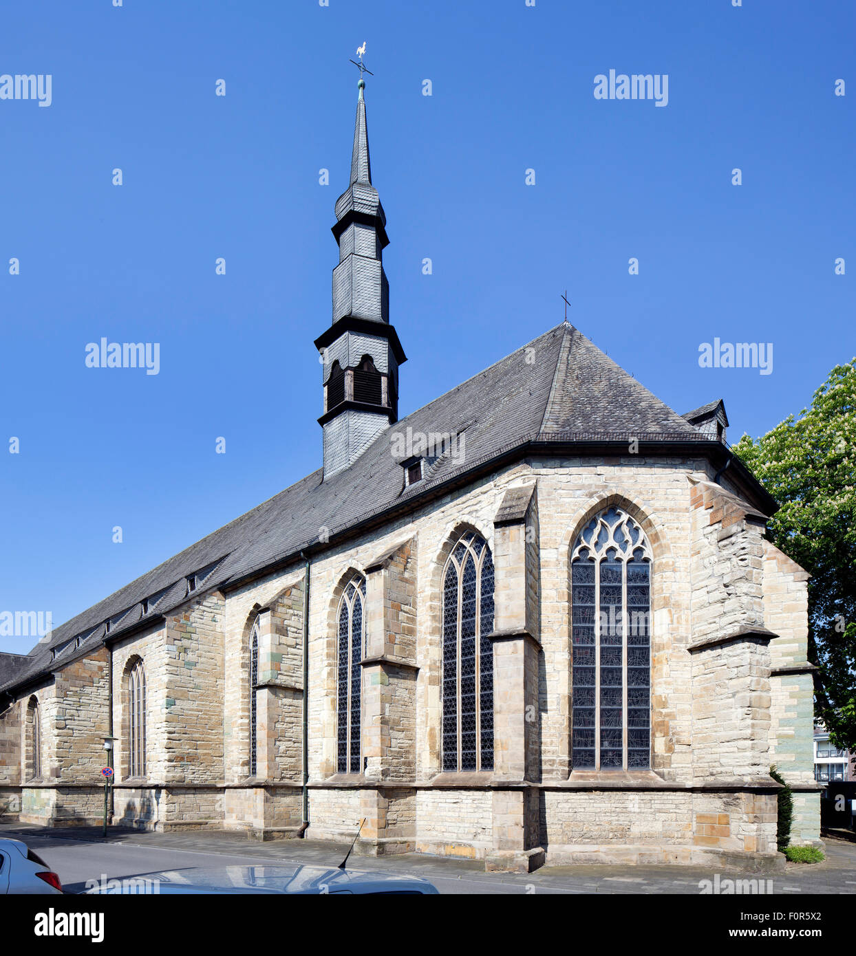 Iglesia parroquial católica de Santa Inés, Hamm, Westfalia, Renania del Norte-Westfalia, Alemania Foto de stock