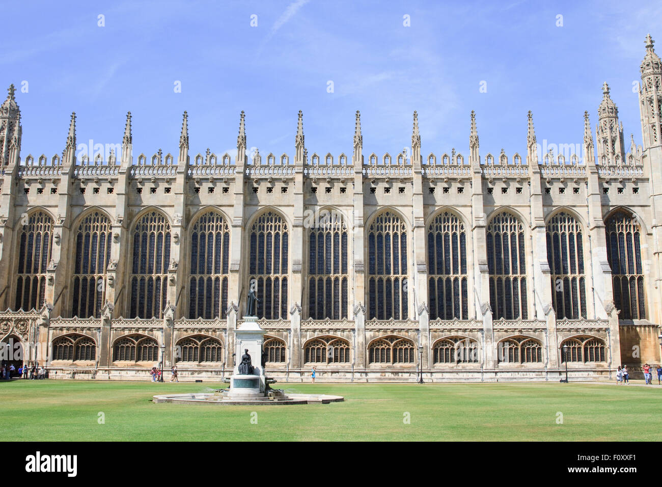 La capilla de King's College en Cambridge, Inglaterra. Foto de stock